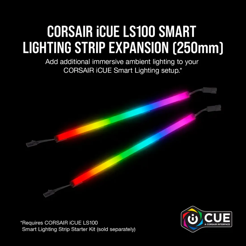 CORSAIR iCUE LS100 Smart Lighting Strip Expansion Kit - 250mm