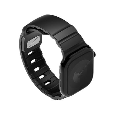 Uniq Alton Silicon Strap for Apple Watch 42/41/40mm - Midnight Black