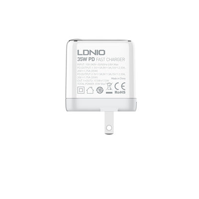Ldnio 35W Dual USB-C Super Fast Charging