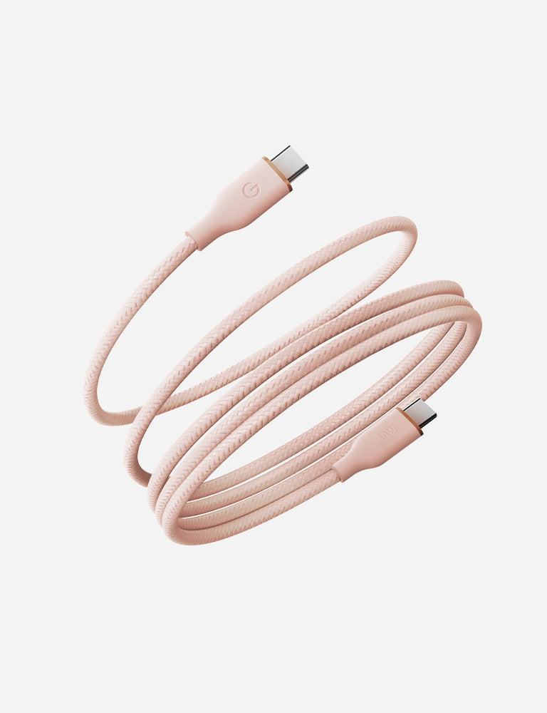 Energea Helix 60 Magnetic Cable - 480 Mbps / 60W / USB-C / 1.5 Meter / Pink