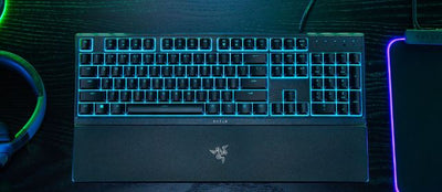 Razer ORNATA V3 X Low Profile Keys Silent Membrane Switches Gaming Keyboard - Black