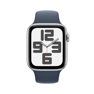 Apple Watch SE (2nd Gen) with Sport Band - LTPO OLED / 44mm / Medium/Large / Bluetooth / Wi-Fi / Storm Blue Smart