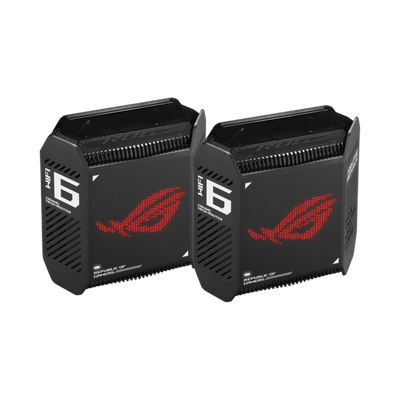 ASUS ROG Rapture GT6 Whole Home Mesh Wi-Fi 6 2-Pack System - Black