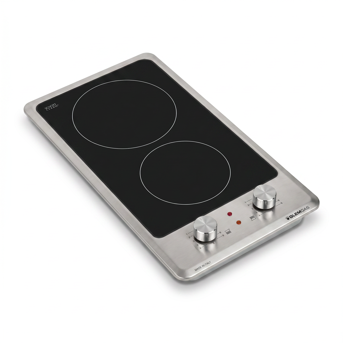 Glemgas Built-In 2 Burners Ceramic Hob, 30cm GLGTH32KIX