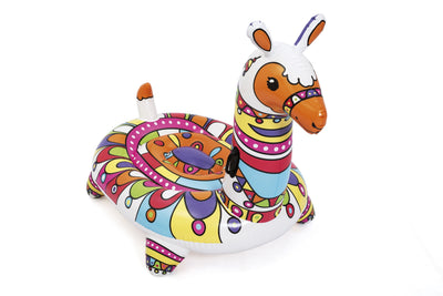 Bestway 1.93m x 1.51m Llama Ride-On (Contents: 1 Ride-On, Repair Patch)