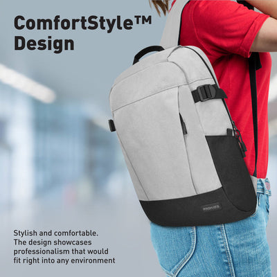 Promate Birger ComfortStyle Laptop Backpack for 15.6" - Grey