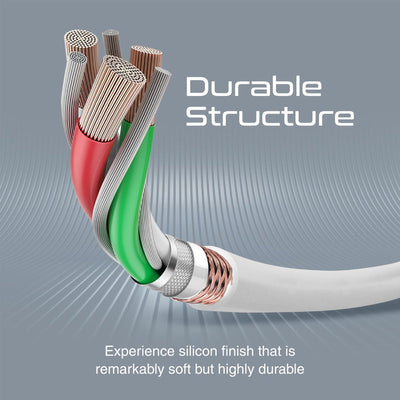 Promate PowerLine-Ci120 Connector Cable - 20W / USB-C / Lightning / White