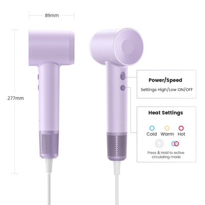 Laifen Hair Dryer-Swift (SE)-Purple