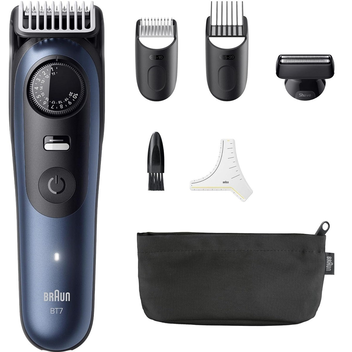 Braun Beard Trimmer Series 7 Deep Blue Metallic - BT7520