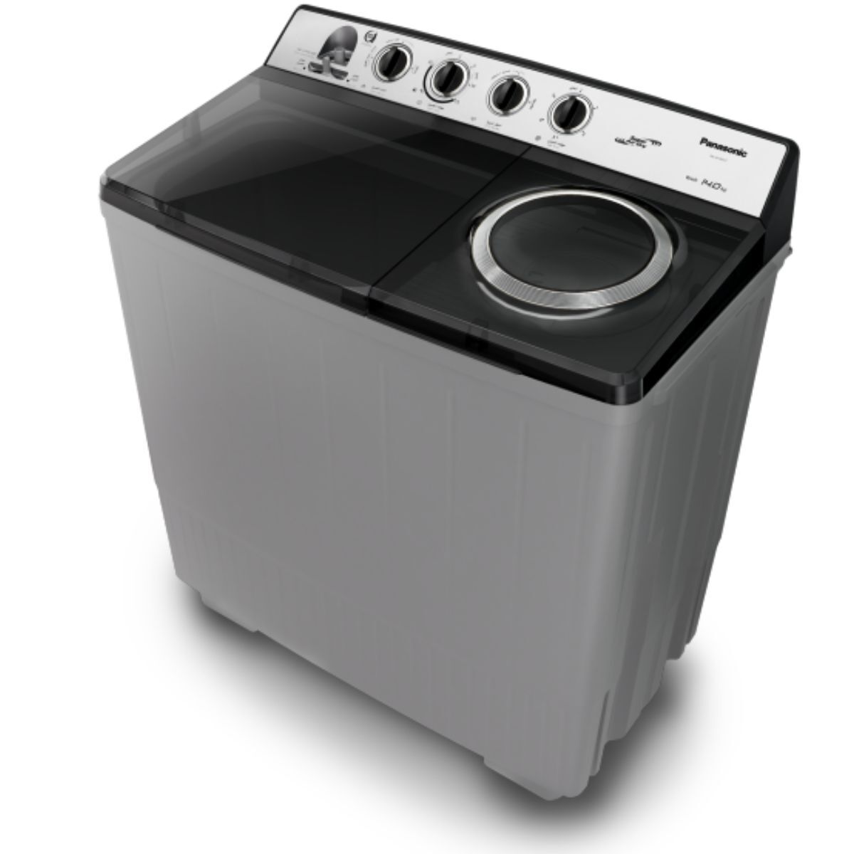 Panasonic Twin Tub Washing Machine 14KG,8KG,Abaya Wash, Silver - NA-W14XG1BKW