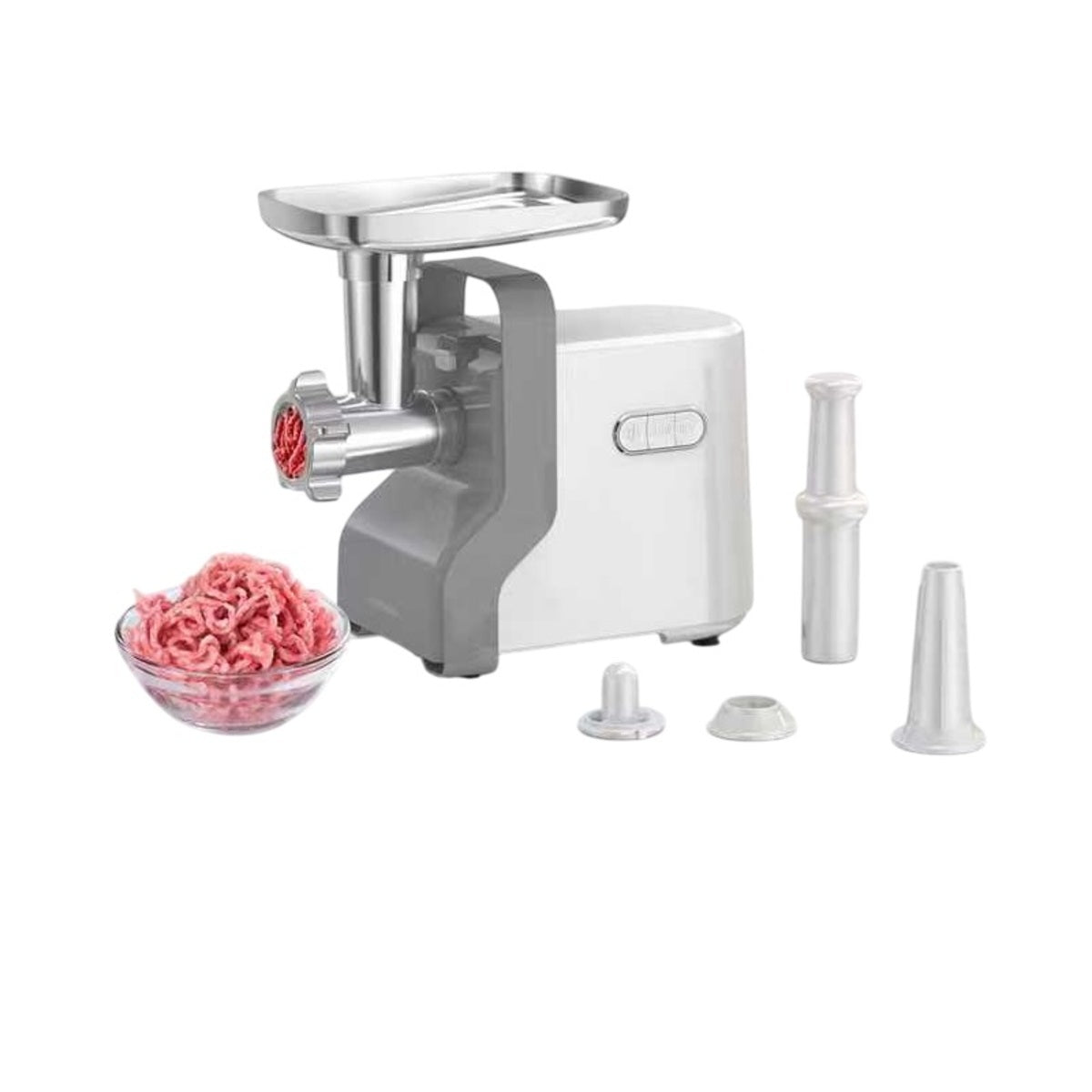 Daewoo 700W Meat Grinder 2 Speed - Silver / Gray - DMG 2005