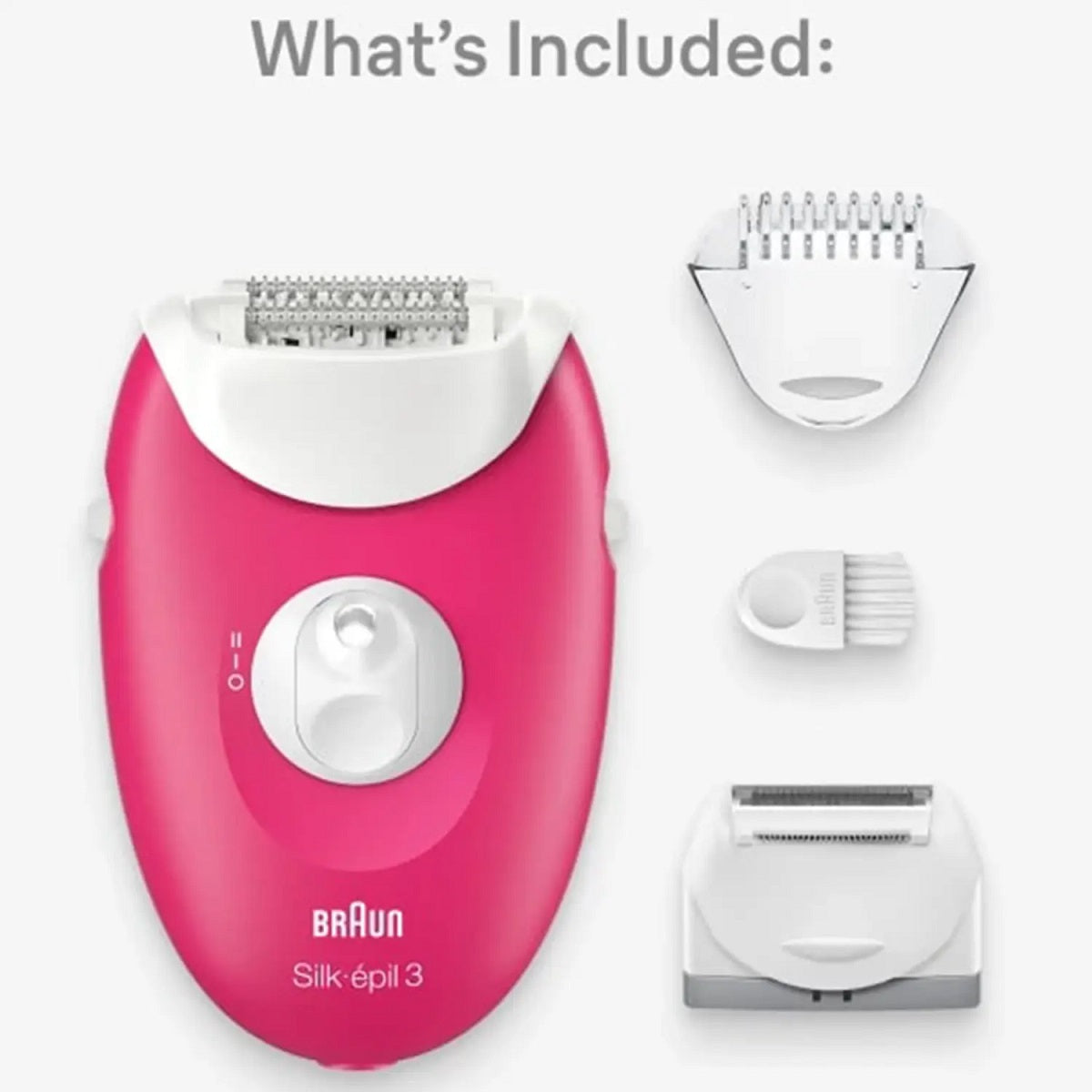 Braun Silk-épil 3 Epilator Pink - SE3-032