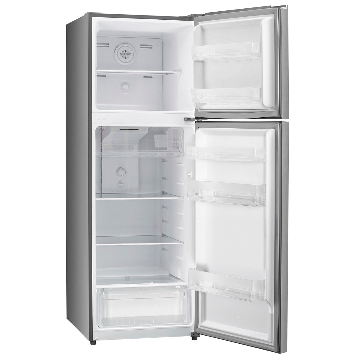 Sharp 333L Refrigerator Double Doors Inverter, Silver - SJ-HM450KW-HS3