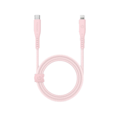 Energea Flow 480Mbps USB-C to Lightning Cable 1.5M - Pink