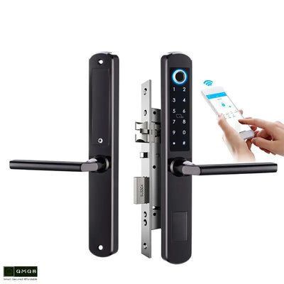 قفل ألمنيوم Gopeta TTLock ألمنيوم قفل أسود