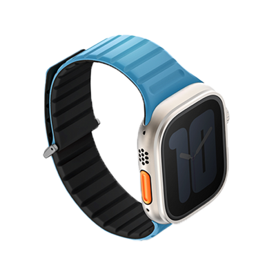 Uniq Revix Evo Reversible Strap For Apple Watch 49/45/44/42mm - Pacific Blue / Black