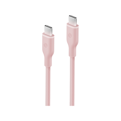 Bazic GoCharge Weave USB-C to USB-C 480Mbps 60W Cable 1.5M - Pink