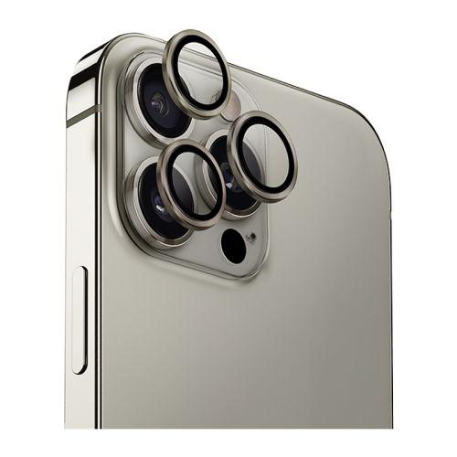 Uniq Optix Camera Lens Protector for iPhone 16 Pro & 16 Pro Max – Titanium Grey