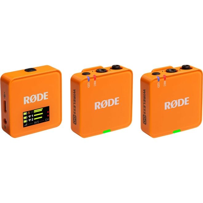 RODE WIGOIII Wireless Go Compact Microphone System (Gen-3) - Orange