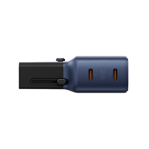 محول Energea TravelGo 2 منفذ يو اس بي بقوة 45 واط (PD) محول أزرق أسود