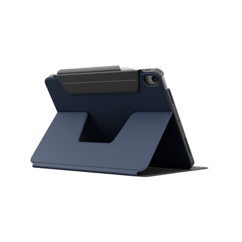 Uniq Rovus Snap Mount Magnetic 360 Rotating Detachable Case for iPad 11" - Navy Blue