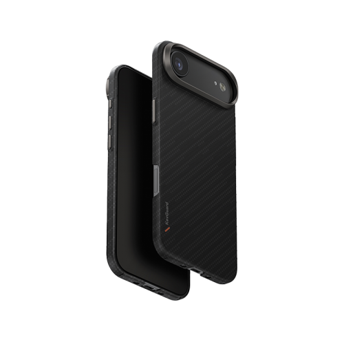 شحن يونيك هايبرد كيفا إيدج ماغكليك للشحن لـ ابل ايفون اير (2025) 6.6 بوصة - كربون أسود اكسسوارات > هواتف و