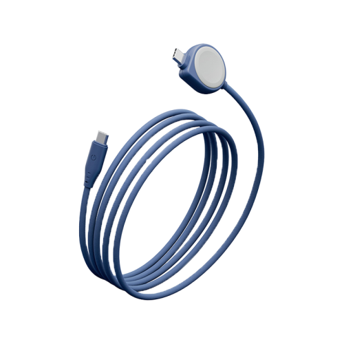 Energea Flow Duo Watch With Watch Cable - 480 Mbps / 60w / 1.5 Meter / USB-C / Blue