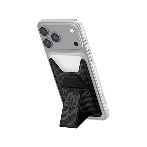 SkinArma Kado Phantom Wallet Mag-Charge Card Holder With Grip Stand - Black