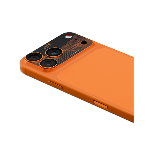 SkinArma Sonix Aluminium Camera Lens Protector for iPhone 17 Pro Max - Orange