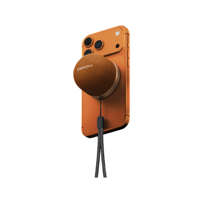 Energea MagAudio Go Portable Magsafe Speaker With Lanyard - Orange