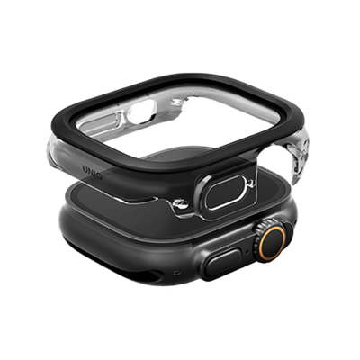 Uniq Voute Watch Case With Screen Protection for Apple Watch Ultra 49mm - Jet Black