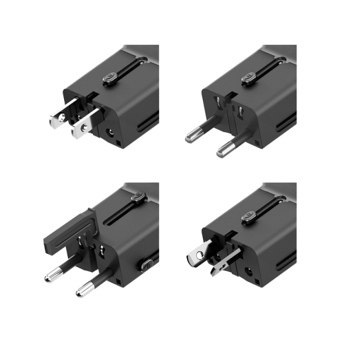 Energea TravelGo Adapter 30 2-Port USB-C 30W PD Travel Adapter - Gunmetal