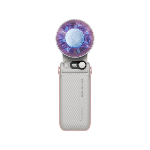 Energea AirMate Chill Adjustable Portable Handheld Fan - 6000mAh / 12W / Sand Pink