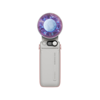 Energea AirMate Chill Adjustable Portable Handheld Fan - 6000mAh / 12W / Sand Pink