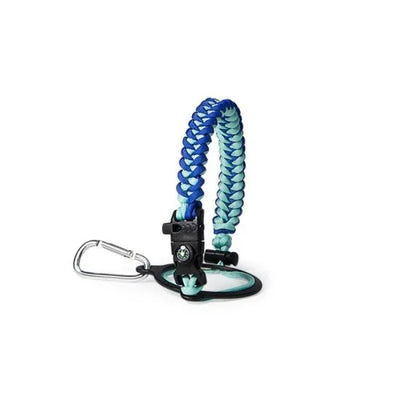 Buzio Paracord Carrier Strap Cord-Fits Wide Mouth Bottle - Caribbean Blue
