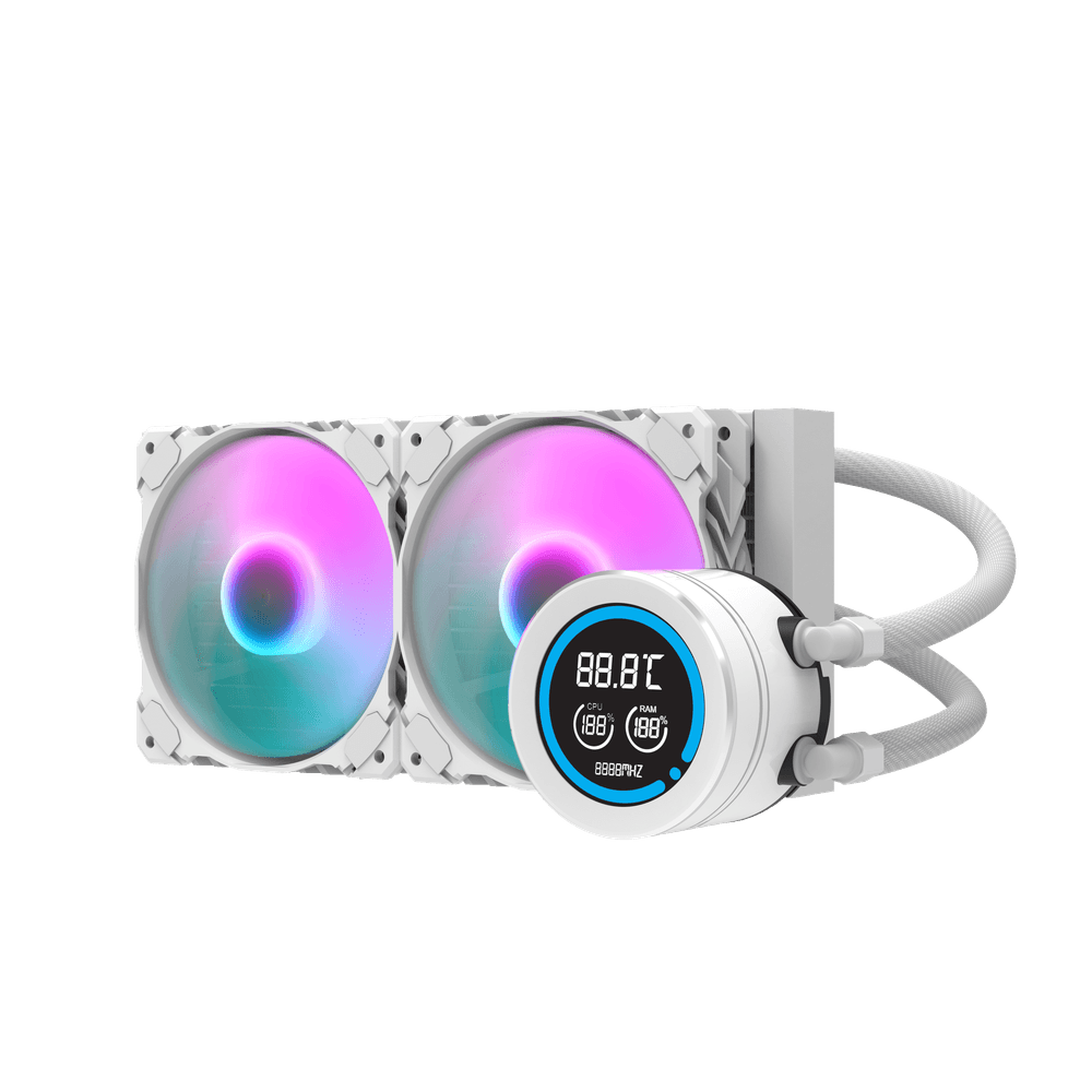 Darkflash DN240D Nebula Liquid Cooling - CPU Cooler / White