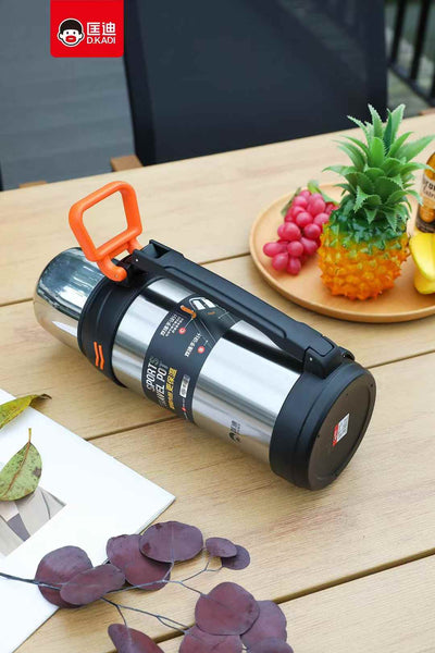 زجاجة حرارية D.kadi KD9113-2000S سعة 2.5 لتر - فضي