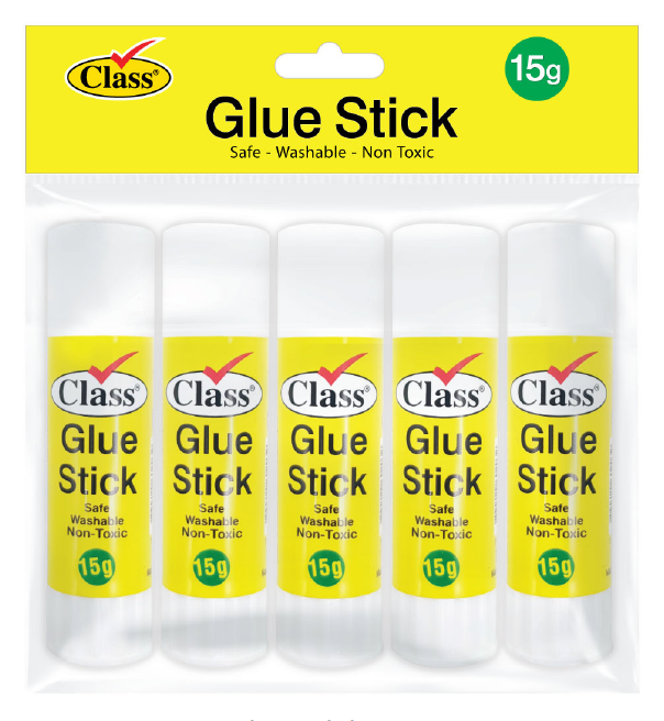 Class 15g Glue Stick Set - 5 Pieces