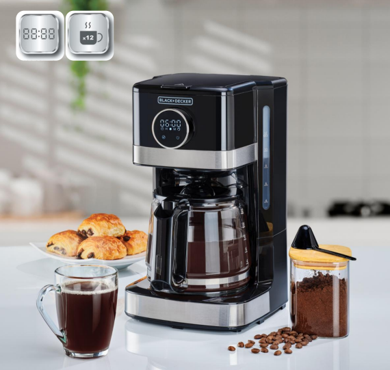 Black+Decker Coffee Maker - 900W / Black