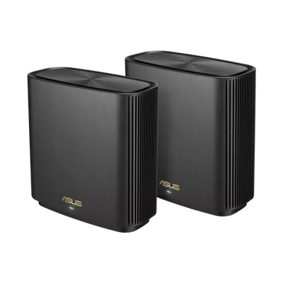 ASUS ZenWiFi AX XT8 - AX6600 Whole-Home Tri-band Mesh WiFi 6 System 2 Pack - Black