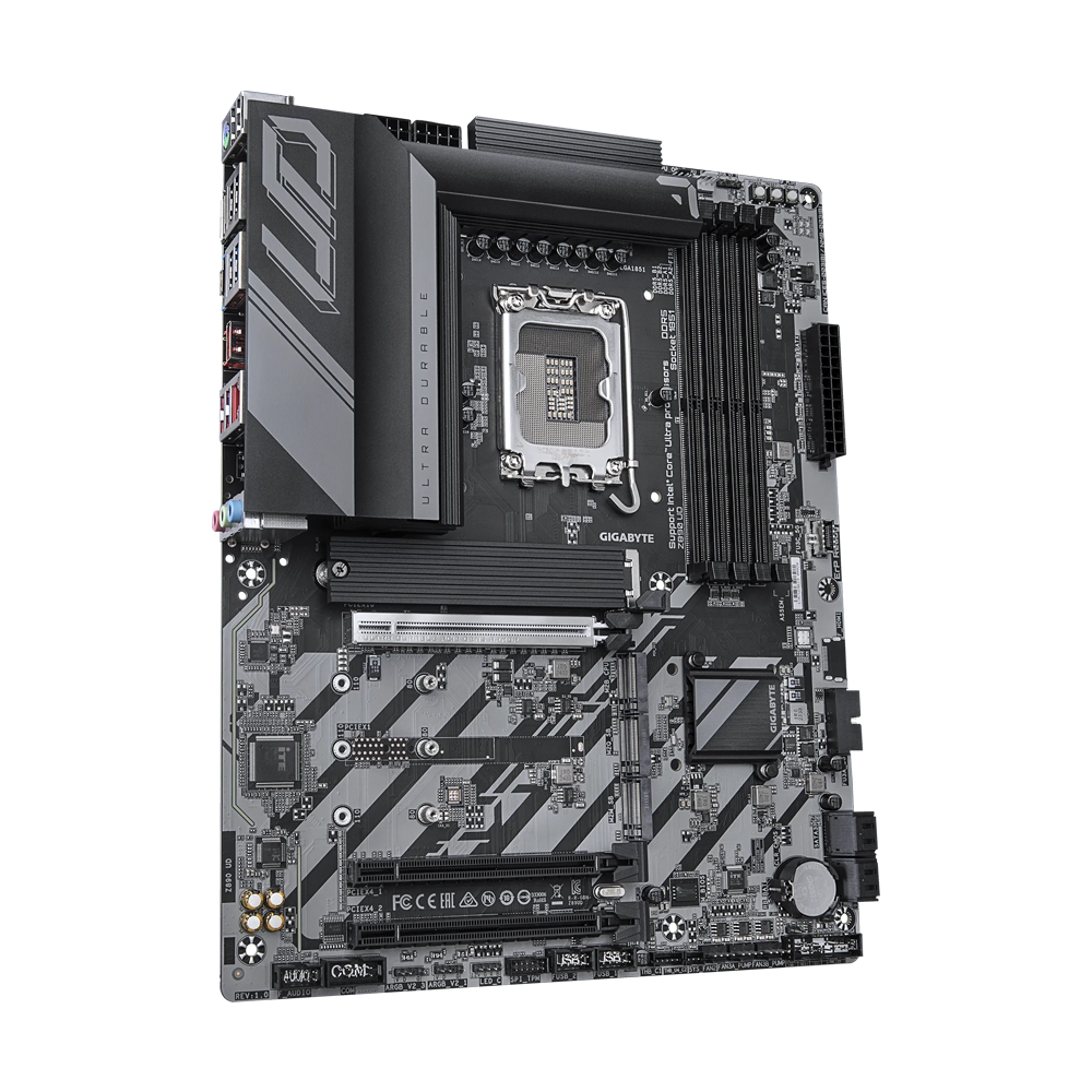 GIGABYTE Z890 UD Motherboard - DDR5 / DisplayPort / USB - Black