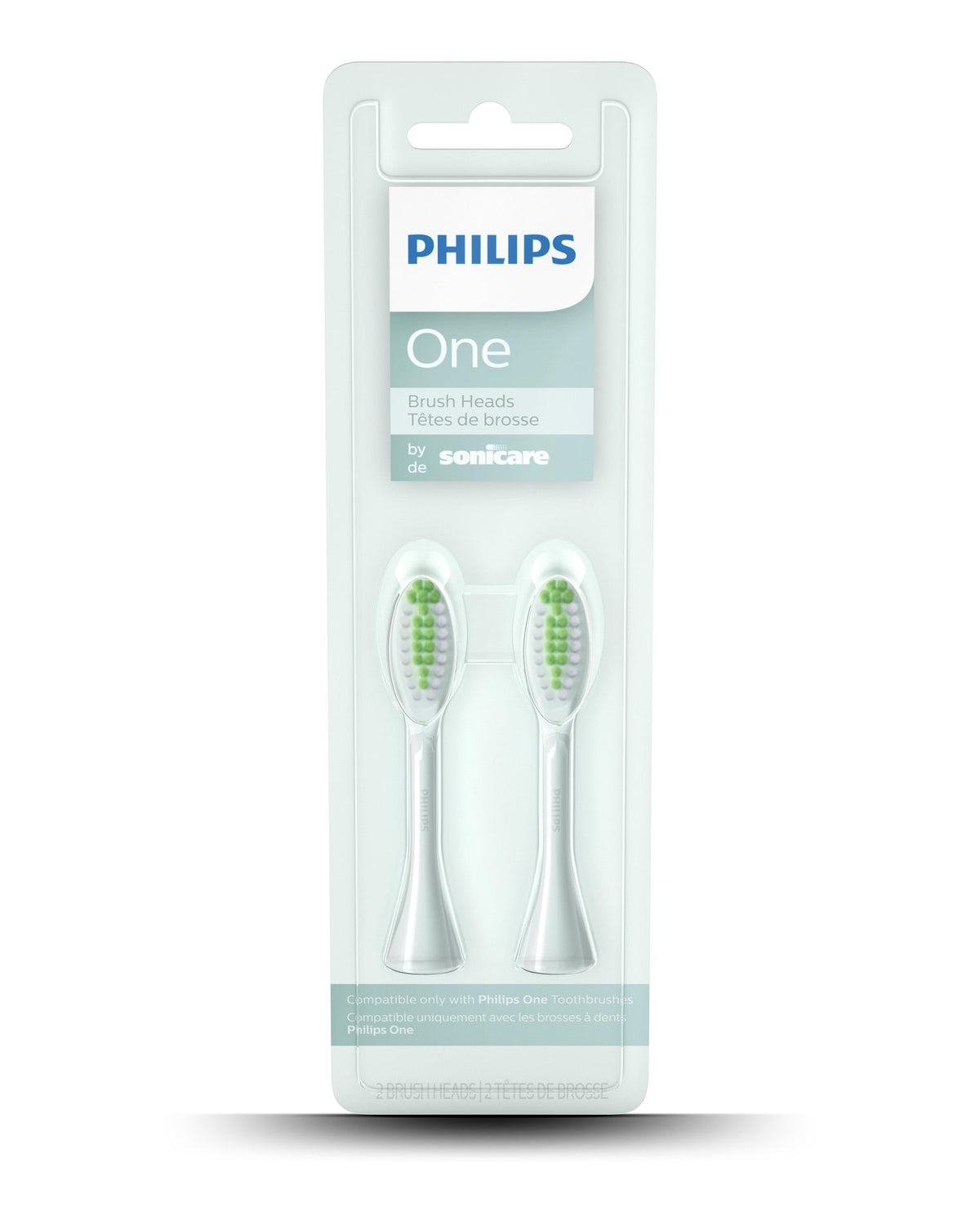 PhilipsOne Sonicare brush head - Mint Blue