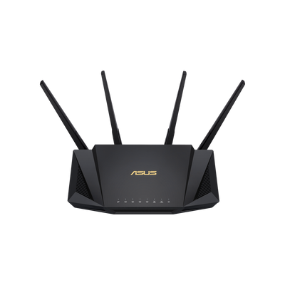 ASUS RT-AX58U V2 AX3000 Dual Band WiFi 6 Router - Black