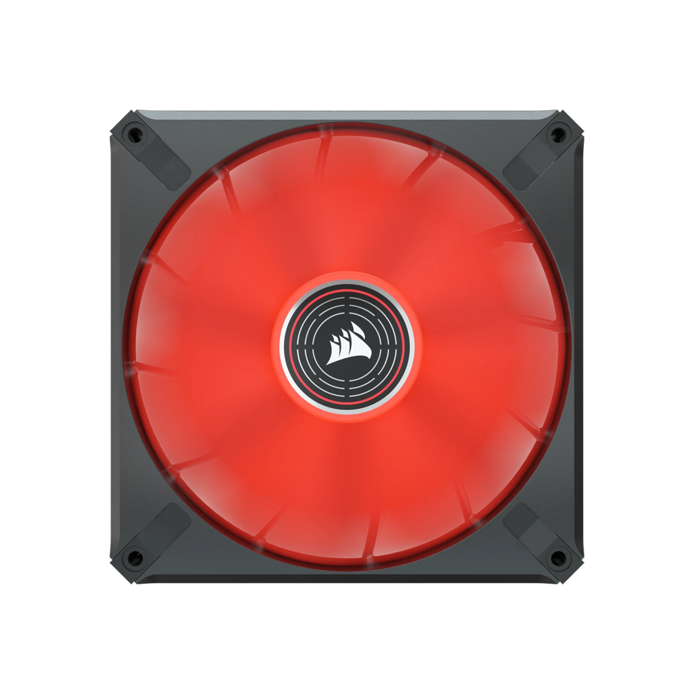 CORSAIR ML140 LED ELITE Premium PWM Magnetic Levitation Fan - 140mm / Red