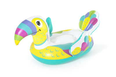Bestway 1.73m x 91cm Toucan Pool Day Ride-On (Contents: 1 Ride-On, Repair Patch) - Age 3+