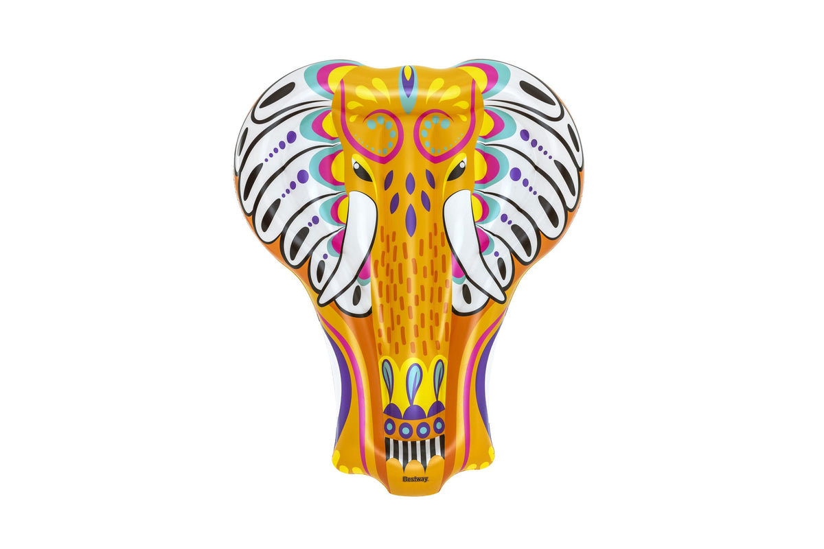 Bestway 1.83M X 1.53M Flirty Fiesta Elephant Island (Contents: 1 Island, Repair Patch)