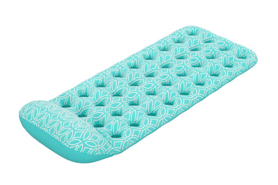 Bestway 1.98m x 74cm Comfort Plush Floating Mat (Contents: 1 Mat, Repair Patch)