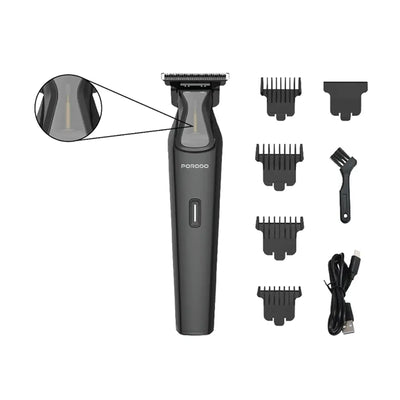 Porodo Lifestyle Spine Rechargeable Trimmer - Black