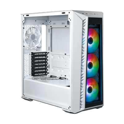 Cooler Master MasterBox 520 Mid Tower Gaming Case - White