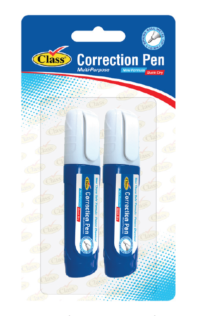 Class Multi-Purpose Corrector Pen - 12ml / 2 Pieces